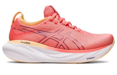 Asics Gel-Nimbus 25 Running Shoes Papaya Dusty Purple