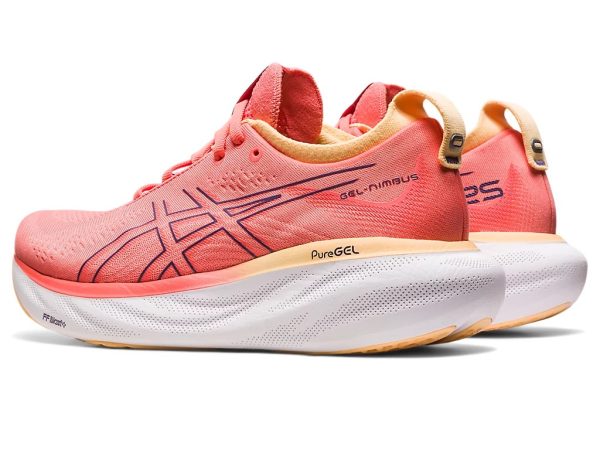 Asics Gel-Nimbus 25 Running Shoes Papaya Dusty Purple