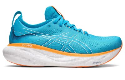 Asics Gel-Nimbus 25 Running Shoes Island Blue Sun Peach