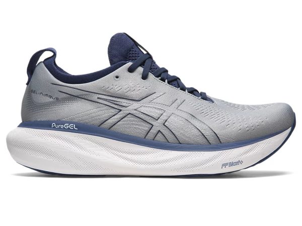 Asics Gel-Nimbus 25 Running Shoes Sheet Rock Indigo Blue