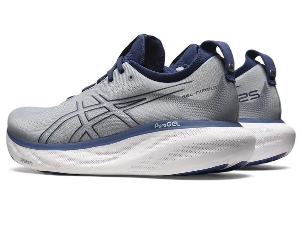 Asics Gel-Nimbus 25 Running Shoes Sheet Rock Indigo Blue