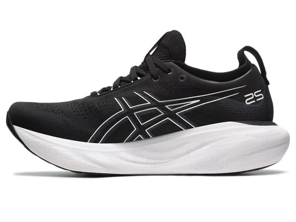 Asics Gel-Nimbus 25 Running Shoes Black Pure Silver