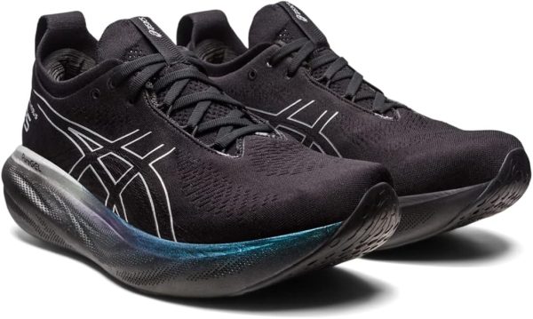 Asics Gel-Nimbus 25 Running Shoes Black Pure Silver