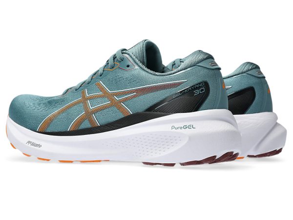 Asics Gel-Kayano 30 Running Shoes Foggy Teal Bright Orange