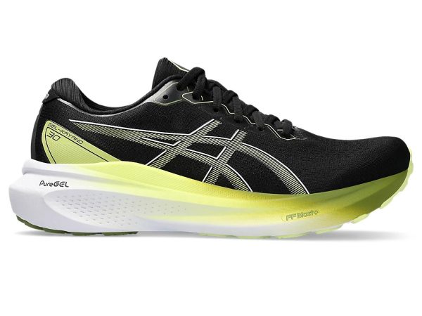 Asics Gel-Kayano 30 Running Shoes Black Glow Yellow