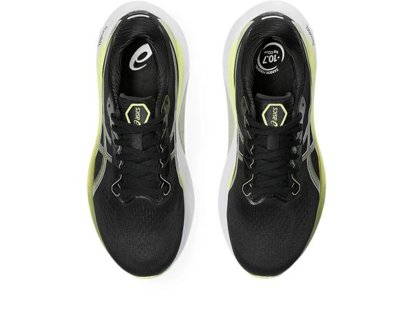 Asics Gel-Kayano 30 Running Shoes Black Glow Yellow