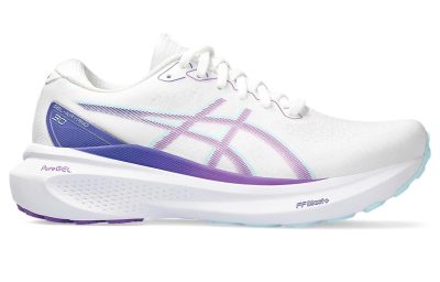 Asics Gel-Kayano 30 Running Shoes White Cyber Grape