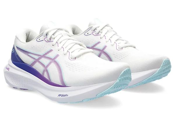 Asics Gel-Kayano 30 Running Shoes White Cyber Grape
