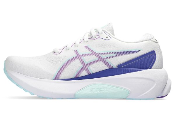 Asics Gel-Kayano 30 Running Shoes White Cyber Grape