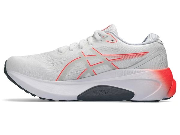 Asics Gel-Kayano 30 Running Shoes White Sunrise Red