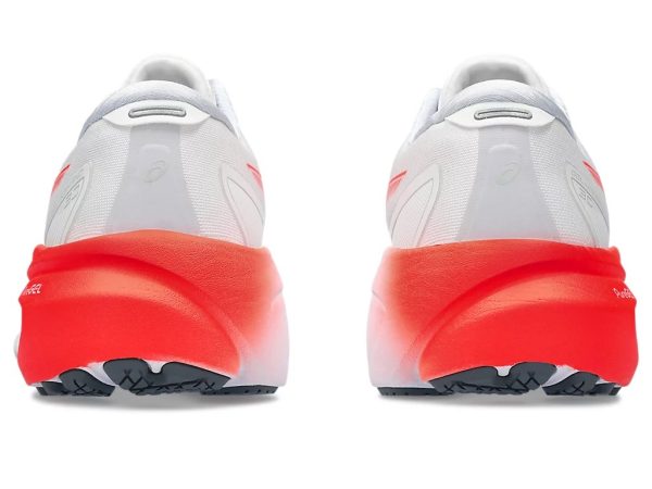 Asics Gel-Kayano 30 Running Shoes White Sunrise Red