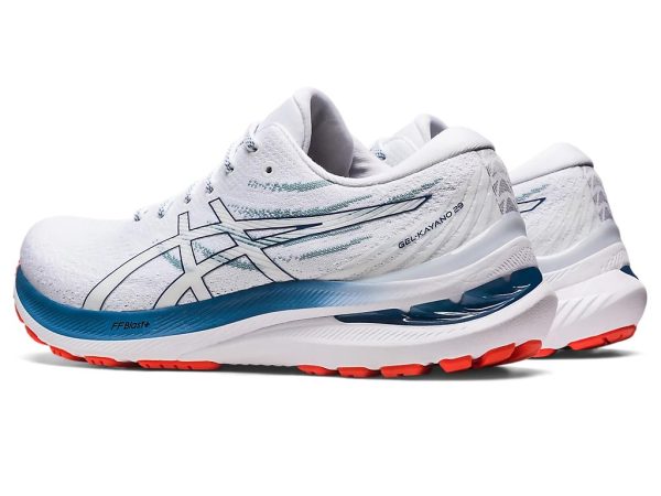 Asics Gel-Kayano 29 Running Shoes White Deep Ocean