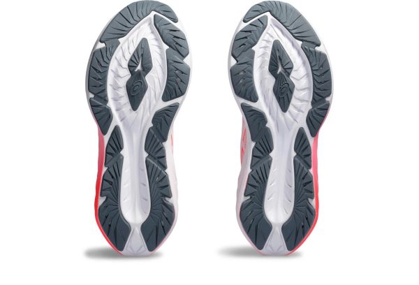 Asics Novablast 4 White Sunrise Red