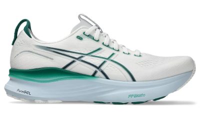 Asics GEL-KAYANO 32 Running Shoes White Jasper Green