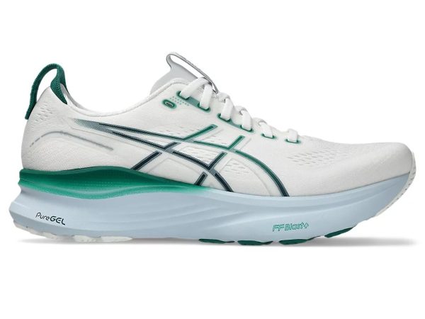 Asics GEL-KAYANO 32 Running Shoes White Jasper Green