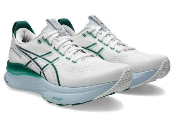 Asics GEL-KAYANO 32 Running Shoes White Jasper Green
