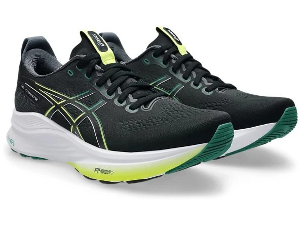 Asics GEL-KAYANO 32 Running Shoes Black Jasper Green