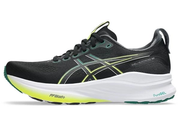 Asics GEL-KAYANO 32 Running Shoes Black Jasper Green