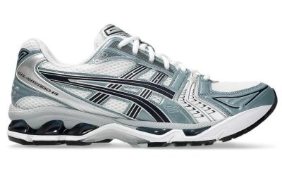 ASICS Gel-Kayano 14 Running Shoes White Fjord Grey