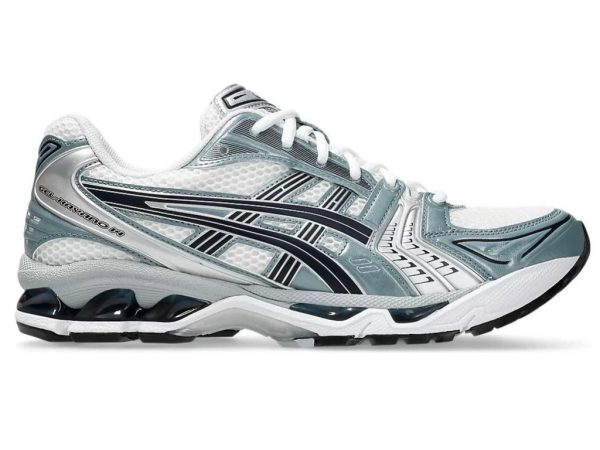 ASICS Gel-Kayano 14 Running Shoes White Fjord Grey