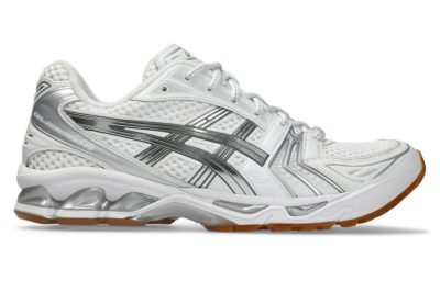 ASICS Gel-Kayano 14 Running Shoes White Pure Silver