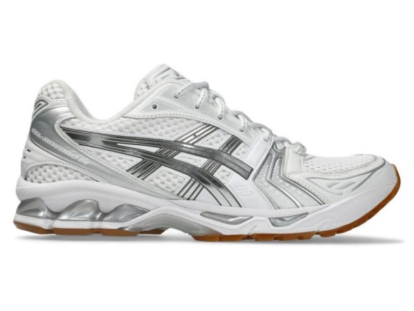 ASICS Gel-Kayano 14 Running Shoes White Pure Silver