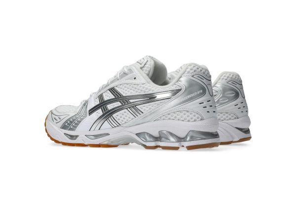 ASICS Gel-Kayano 14 Running Shoes White Pure Silver