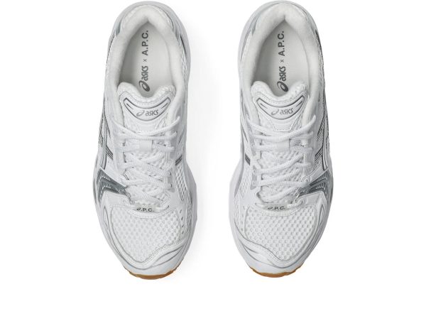 ASICS Gel-Kayano 14 Running Shoes White Pure Silver