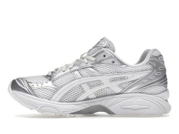ASICS Gel-Kayano 14 Running Shoes Metallic Silver White