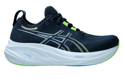 Asics Gel-Nimbus 26 Running Shoes French Blue Electric Lime