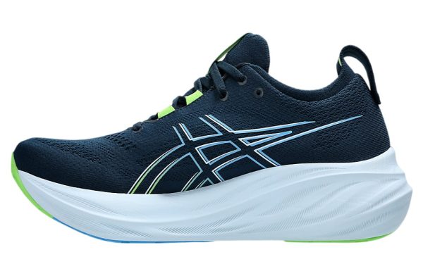 Asics Gel-Nimbus 26 Running Shoes  French Blue Electric Lime