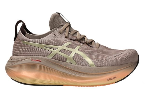 Asics GEL-Nimbus 27 Running Shoes  Luxe Luxe Taupe Grey