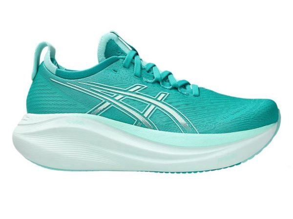Asics GEL-Nimbus 27 Running Shoes  Wave Teal Illuminate Mint
