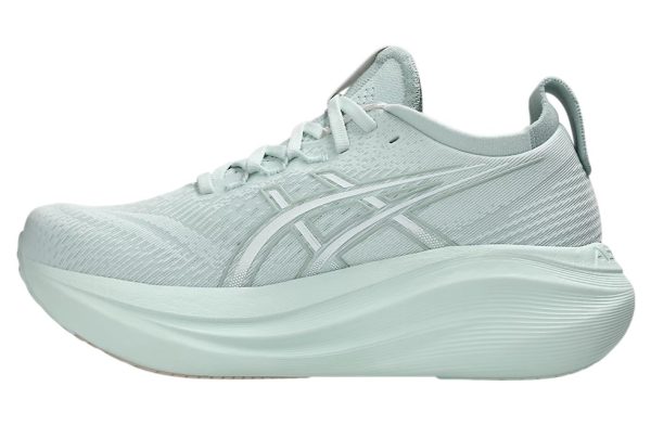 Asics GEL-Nimbus 27 Running Shoes  Pure Aqua White