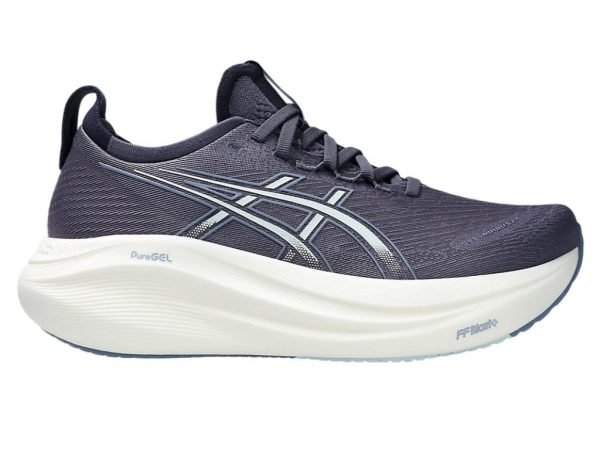 Asics GEL-Nimbus 27 Running Shoes  Indigo Fog Cool Grey