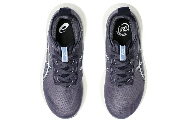 Asics GEL-Nimbus 27 Running Shoes  Indigo Fog Cool Grey