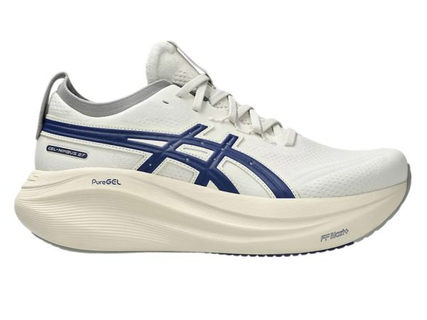Asics GEL-Nimbus 27 Running Shoes  Track Club Birch Indigo Blue