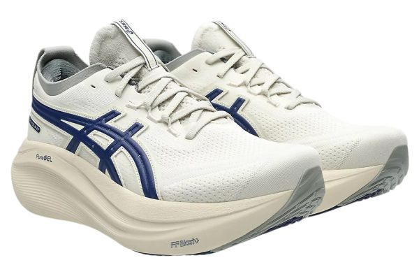 Asics GEL-Nimbus 27 Running Shoes  Track Club Birch Indigo Blue