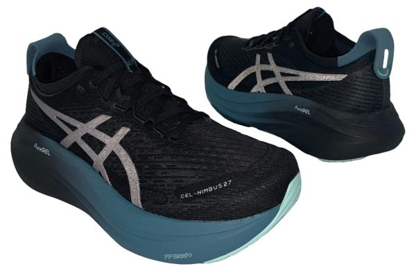 Asics GEL-Nimbus 27 Running Shoes  Lite-Show CN Black Clay Grey